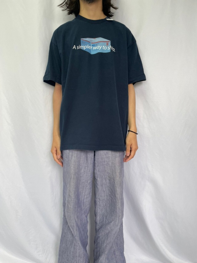 90年代 90s アメリカ製 郵便 ネイビー 紺 半袖 | ビンテージ古着屋