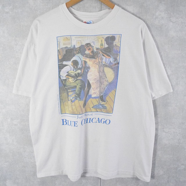 90's SWEET HOME BLUE CHICAGO USA製 ライブハウス Tシャツ ...
