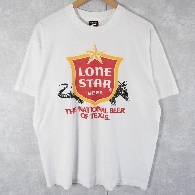 80〜90's LONE STAR BEER USA製 ビールメーカー プリントTシャツ XL