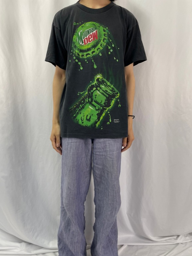 90's Mountain Dew USA製 飲料メーカーTシャツ L