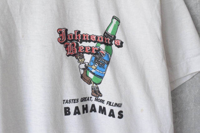 90's Johnson's Beer USA製 ビールプリントTシャツ L