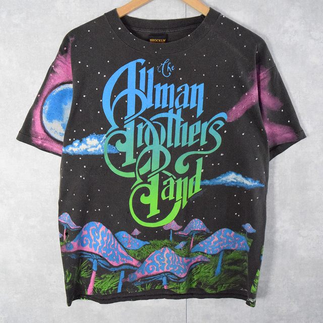 90's The Allman Brothers Band USA製 サザンロックバンド 大判プリントTシャツ L
