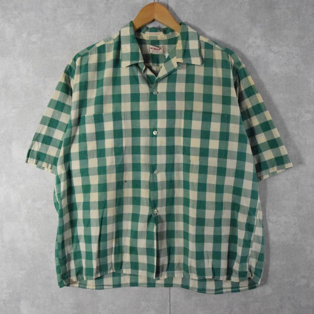 マクレガー McGREGOR 50〜60s オープンカラーシャツ ヴィンテージ - シャツ
