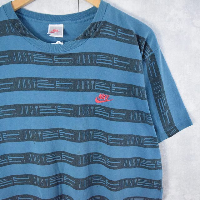 90年代 90s ナイキ アメリカ製 スポーツ ブランド ブルー 半袖 