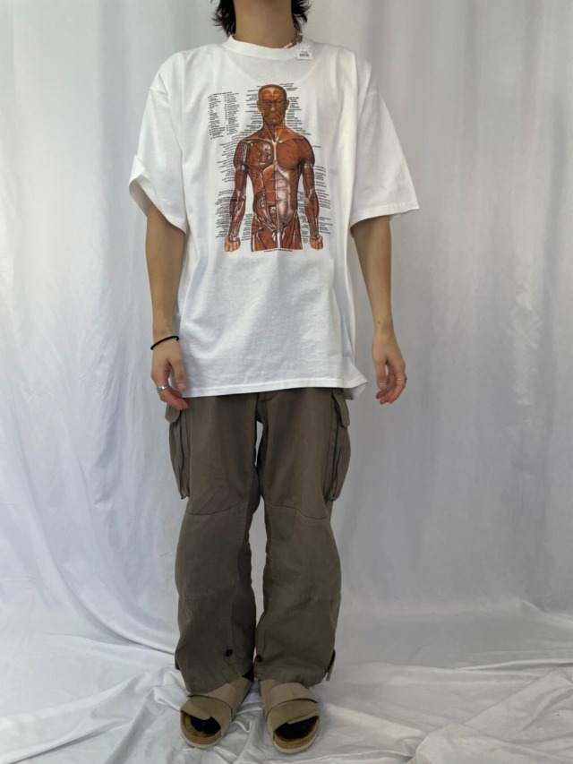 人体模型 イラストTシャツ XL