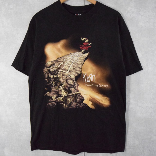 90s korn バンドTシャツ　コーン　メタル　vintage 　Mサイズ