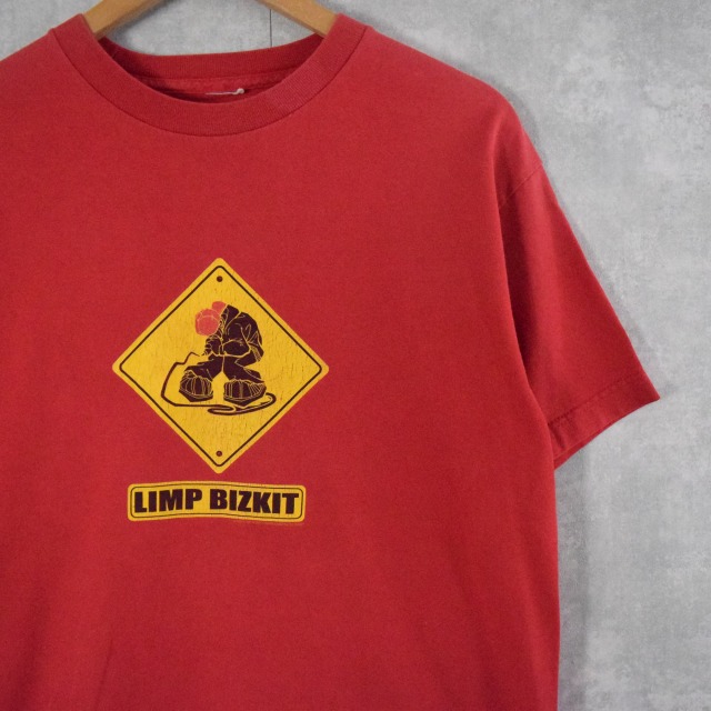 【SALE】2000's LIMP BIZKIT ラップメタルバンドプリントTシャツ