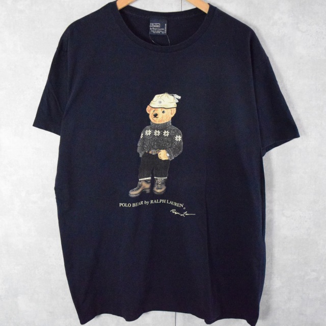 【激レア】希少　90' s　アメリカ製　ポロベア　Tシャツ　グレー　ヴィンテージ