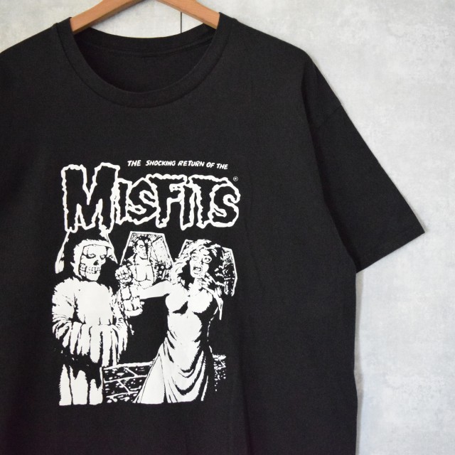 THE MISFITS ハードコアパンクバンド プリントTシャツ
