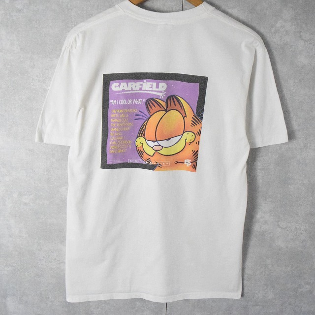 90年代 90s Garfield ガーフィールド 白 ホワイト 半袖 | ビンテージ