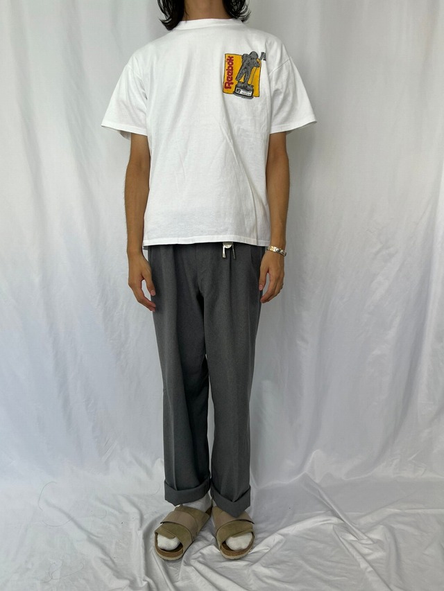 90年代 90s リーボック アメリカ製 白 ホワイト 半袖 | ビンテージ古着屋Feeet 通販 名古屋 大須 メンズ