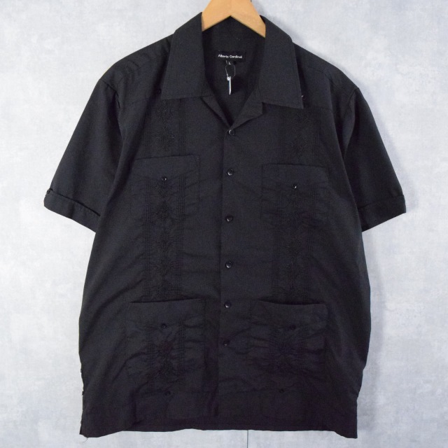 半袖 刺繍 ブラック 黒 | ビンテージ古着屋Feeet 通販 名古屋 大須 メンズ