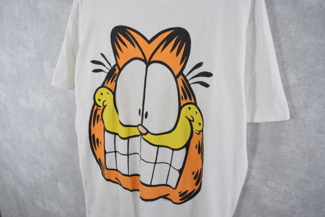 90's Garfield キャラクター 大判プリントTシャツ ONESIZE