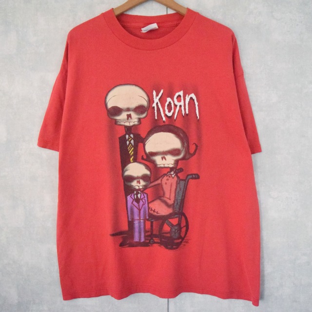 2001 KORN メタルバンドTシャツ XL