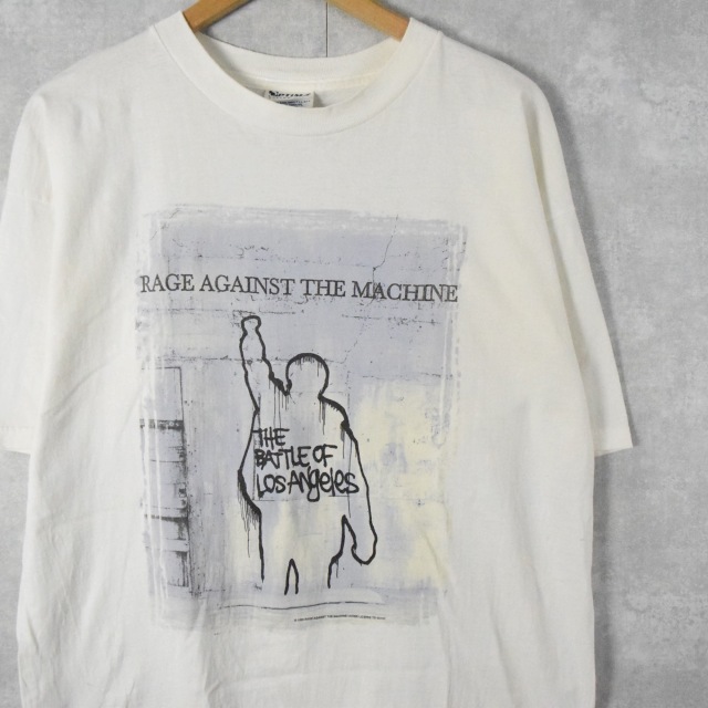 90's RAGE AGAINST THE MACHINE ロックバンドTシャツ XL
