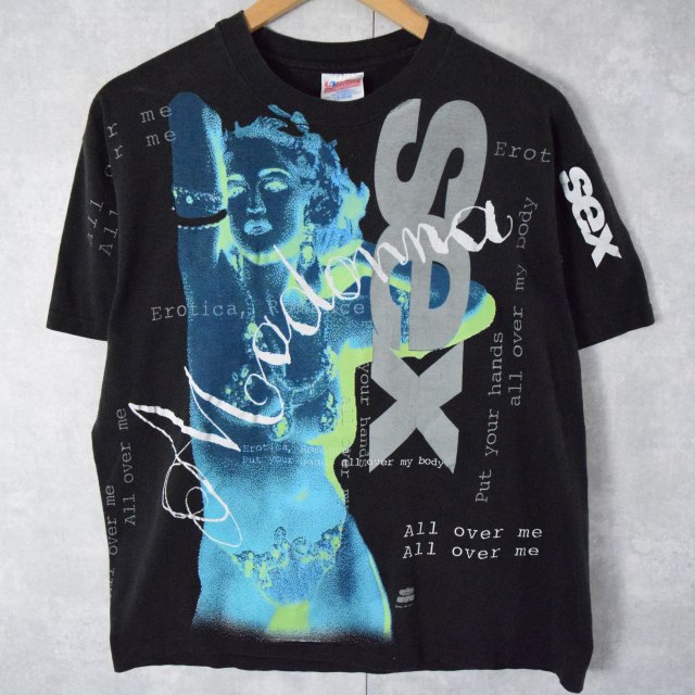 90´s! 1991 マドンナ SEX Tシャツ madonna 両面プリント-