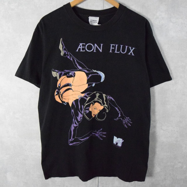 90's AEON FLUX USA製 キャラクターTシャツ L