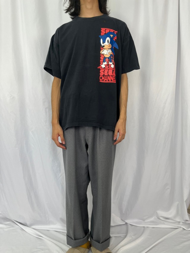 vintage 90's ソニック　Tシャツ SEGA キャラT