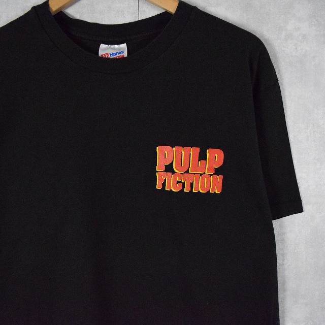 90's PULP FICTION USA製 クライム映画 プリントTシャツ XL