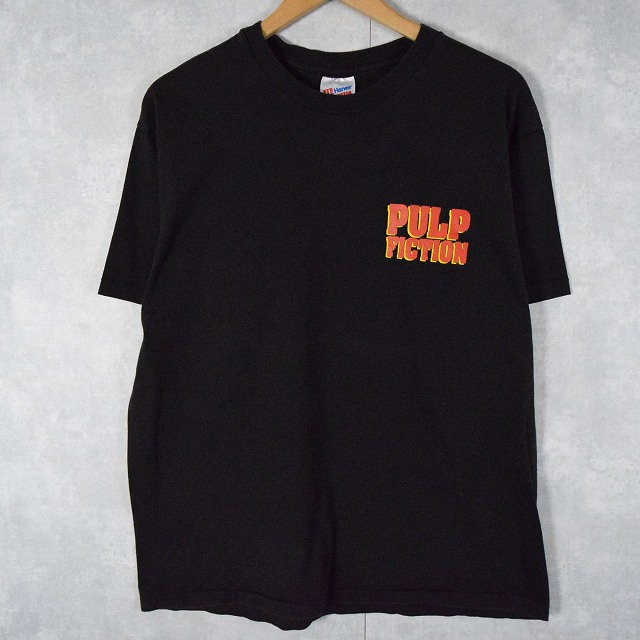 90's PULP FICTION USA製 クライム映画 プリントTシャツ XL
