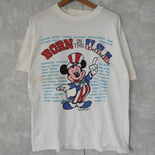 12,000円70s diseny mickey t shirts