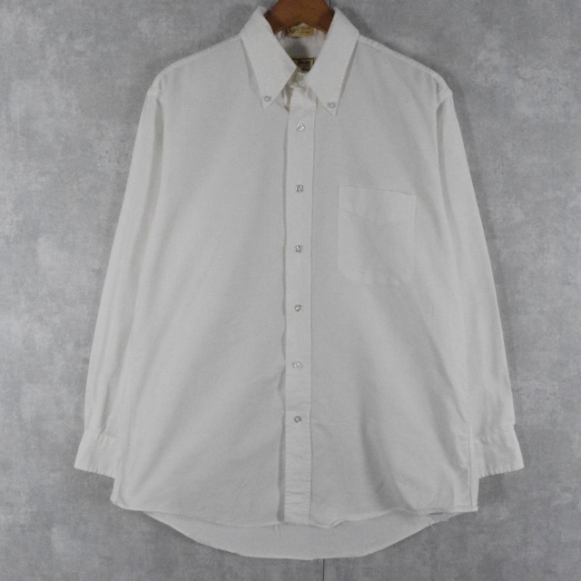 90's L.L.Bean USA製 オックスフォードボタンダウンシャツ SIZE16-32