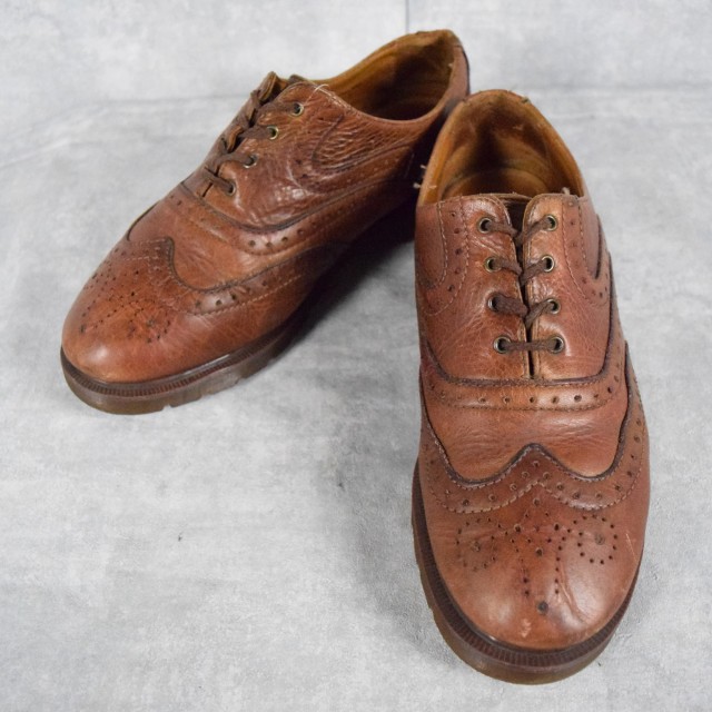 ドクターマーチン イギリス製 英国製 イングランド 靴 革 ブラウン