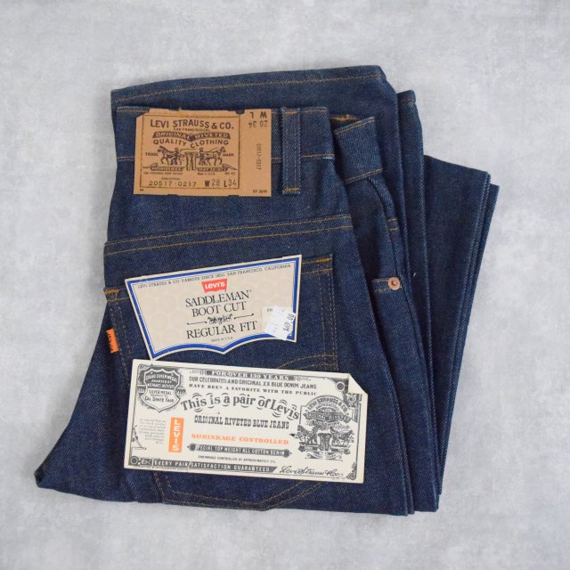 80's Levi's 684 USA製 ベルボトム デニムパンツ フラッシャー付きDEADSTOCK W29