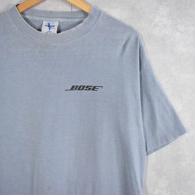 人気低価】 90's BOSE USA製 音響機器メーカー ロゴプリントTシャツ L ...