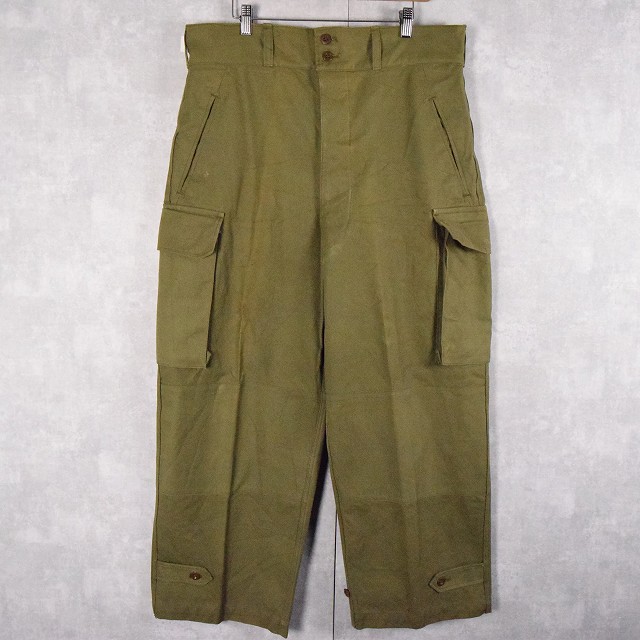 50's French Army M-47 FRANCE製 カーゴパンツ 前期 W38 DEADSTOCK