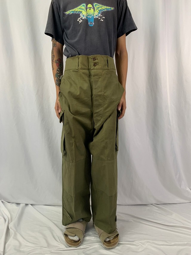 50's French Army M-47 FRANCE製 カーゴパンツ 前期 W38 DEADSTOCK