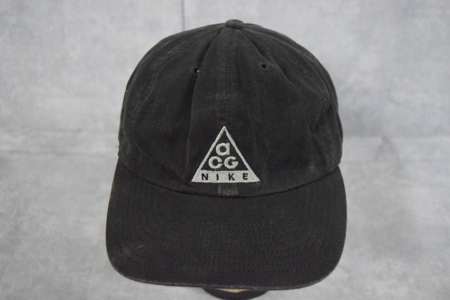 90年代 90s ナイキ エーシージー アウトドア 黒 ブラック 帽子