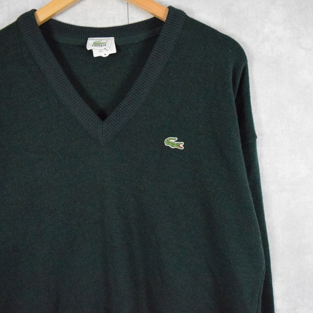 80年代 80s フランス製 ラコステ 緑 グリーン 長袖 | ビンテージ古着屋
