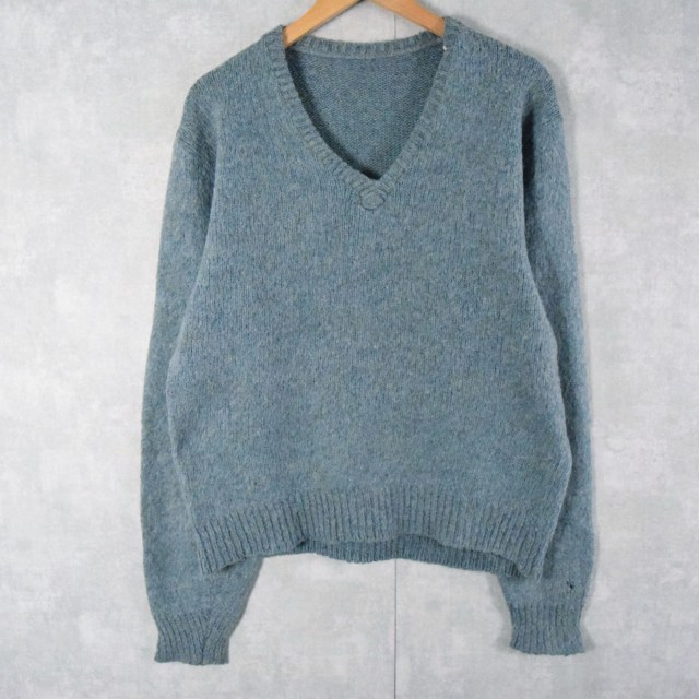 【美品】vintage vneck mohair knit shaggy