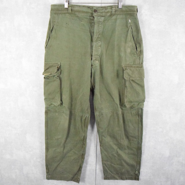 VINTAGE 60s FRENCH ARMY M-47 PANTS 後期