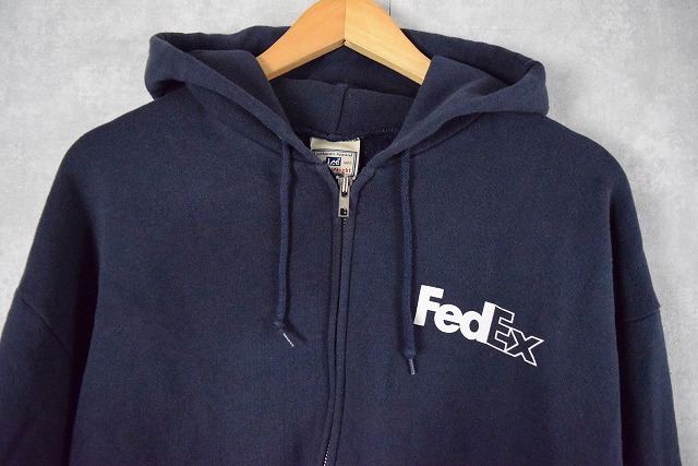 FedEX 企業物 スウェット ネイビー 紺 Lサイズ グッドレギュラー