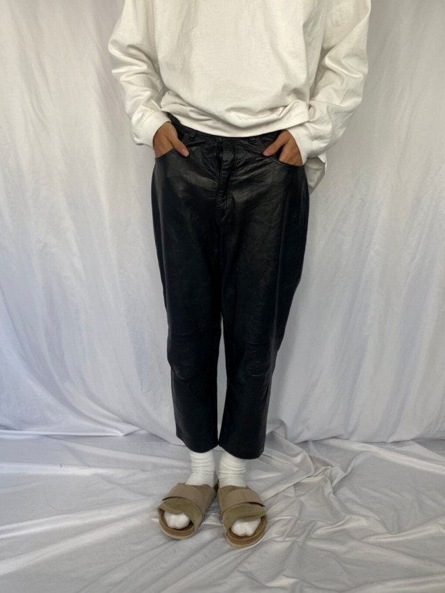 古着 80s Levi's Action Slacks ノータック ブラック スラックス