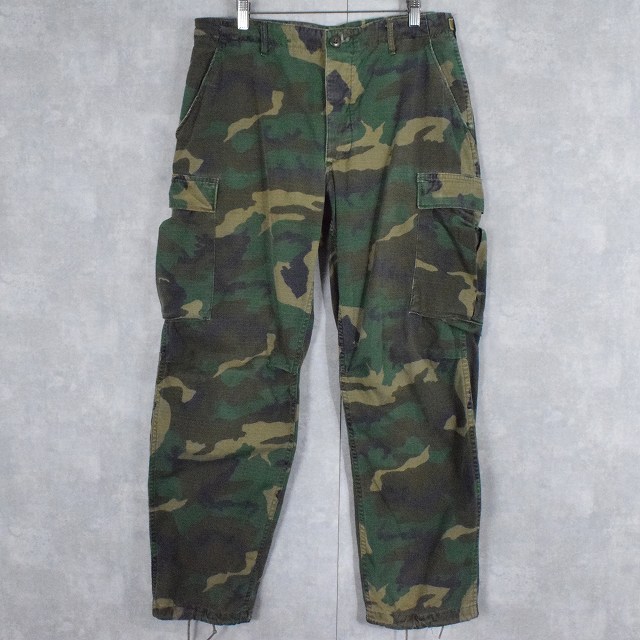 80's U.S.ARMY ウッドランドカモ柄 ファティーグパンツ MEDIUM-REGULAR