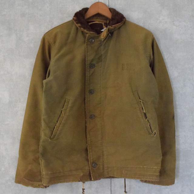 40s~】U.S. navy N-1 デッキジャケット 