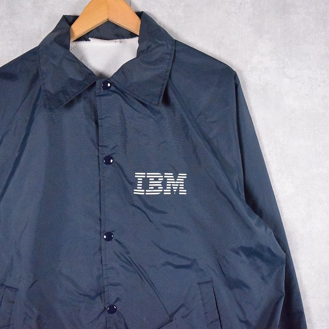 90's IBM USA製 コンピューター企業 ロゴプリントコーチジャケット L