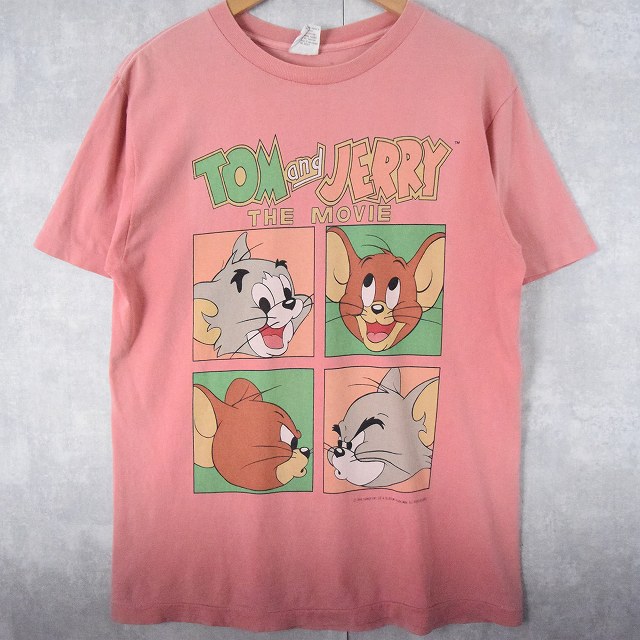 1994 TOM AND JERRY THE MOVIE キャラクタープリントTシャツ L