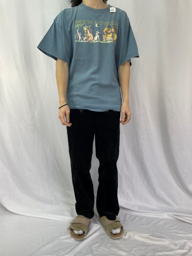 90's かいじゅうたちのいるところ USA製 絵本プリントTシャツ XL