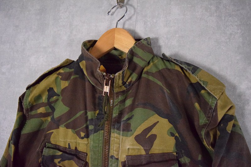 70s スイス軍 M1960 パラシュート Y2K 後染め ミリタリー カモ柄