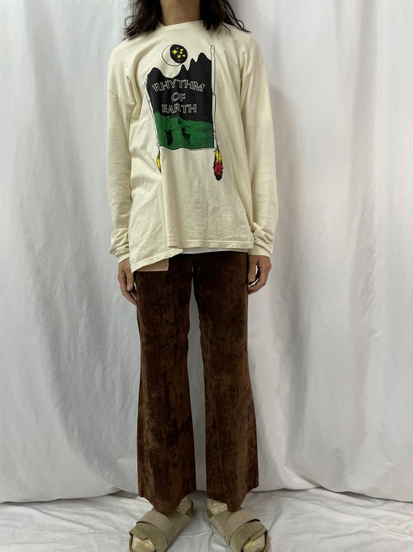 70〜80's ベロアフレアパンツ W31
