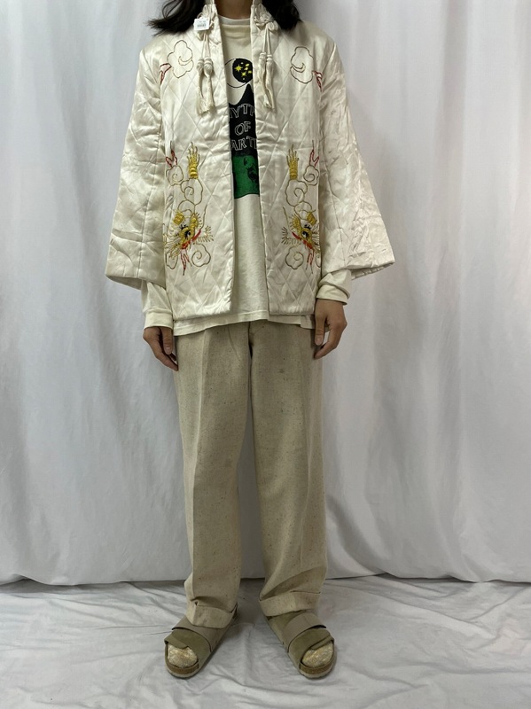 60〜70's 龍刺繍 キルティングチャイナジャケット
