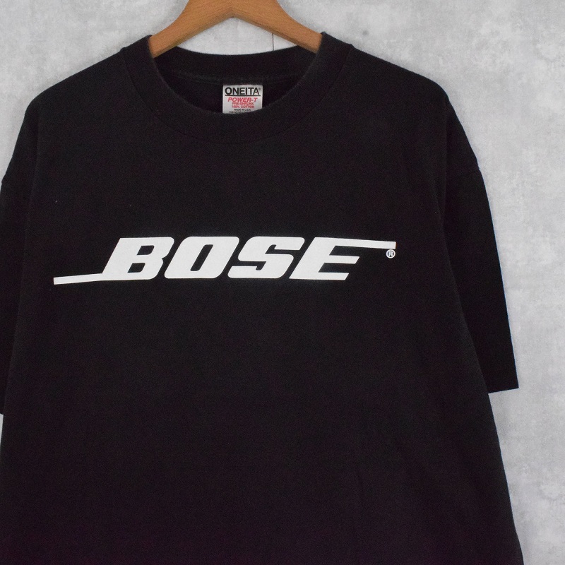 90's BOSE USA製 音響機器ロゴTシャツ XL