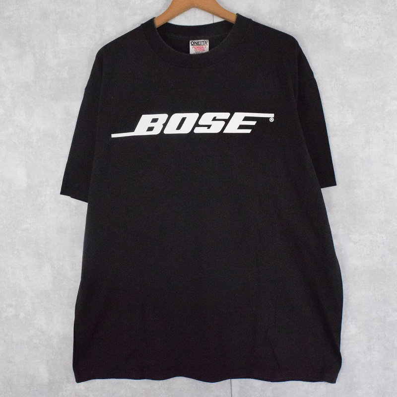 90's BOSE USA製 音響機器ロゴTシャツ XL [119808]