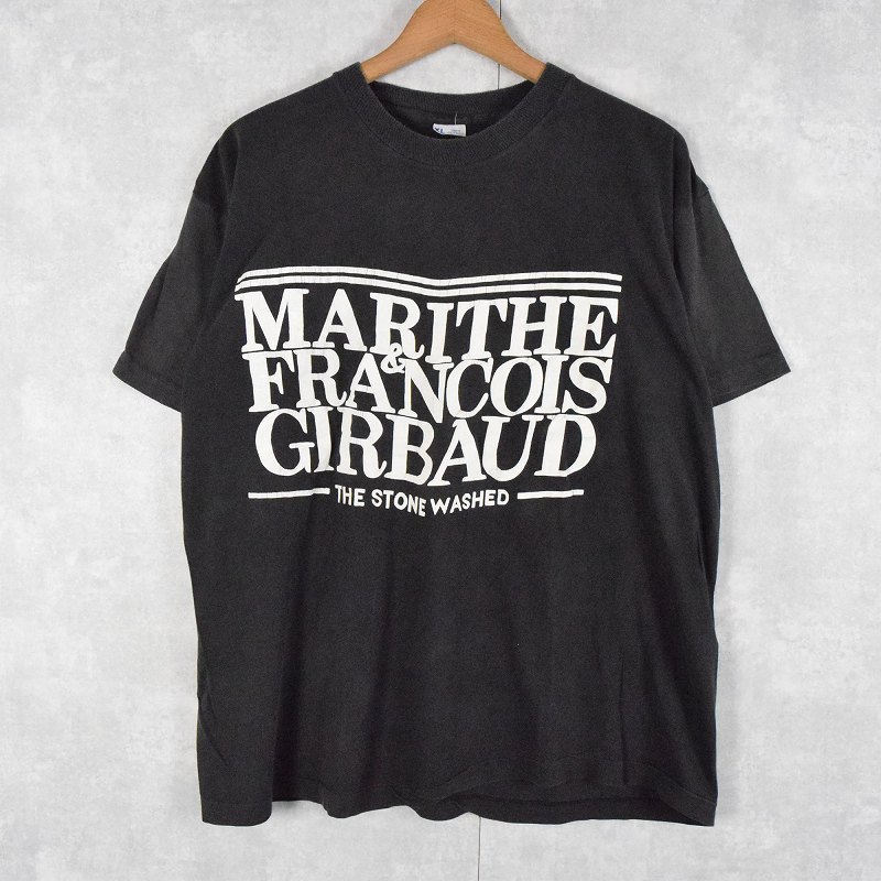 〜90's MARITHE FRANCOIS GIRBAUD ロゴプリントTシャツ XL