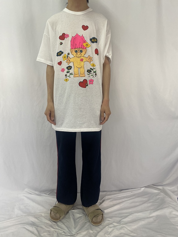 90's TROLL USA製 キャラクタープリントTシャツ ONE