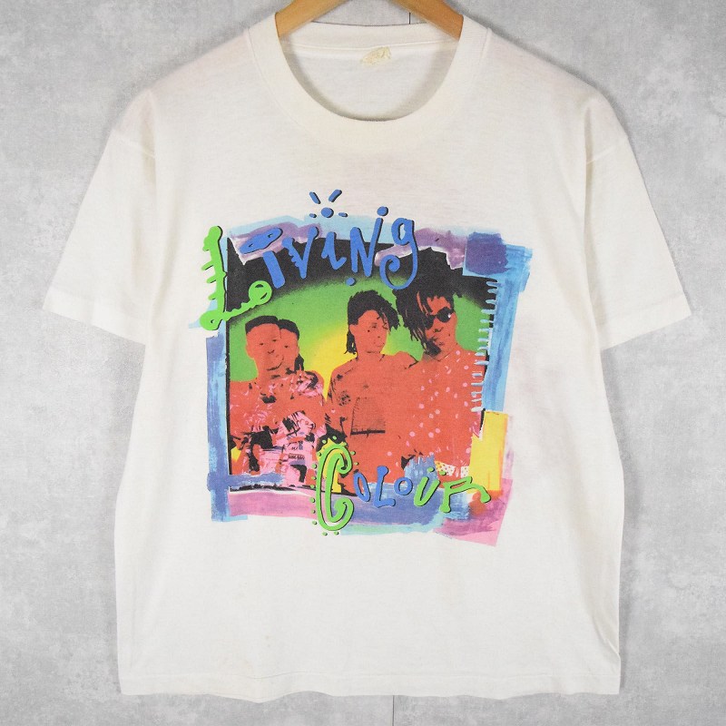 90's Living Color USA製 ハードロック・バンドTシャツ L